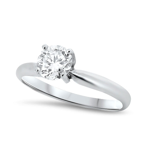Round Diamond Solitaire Engagement Ring