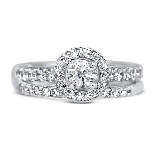 diamond Wedding Set