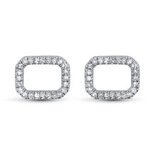 Load image into Gallery viewer, Square Diamond Earrings
