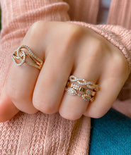 Load image into Gallery viewer, Rose Gold Diamond Band
