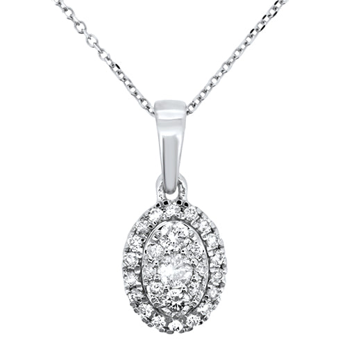 White Gold Diamond Necklace