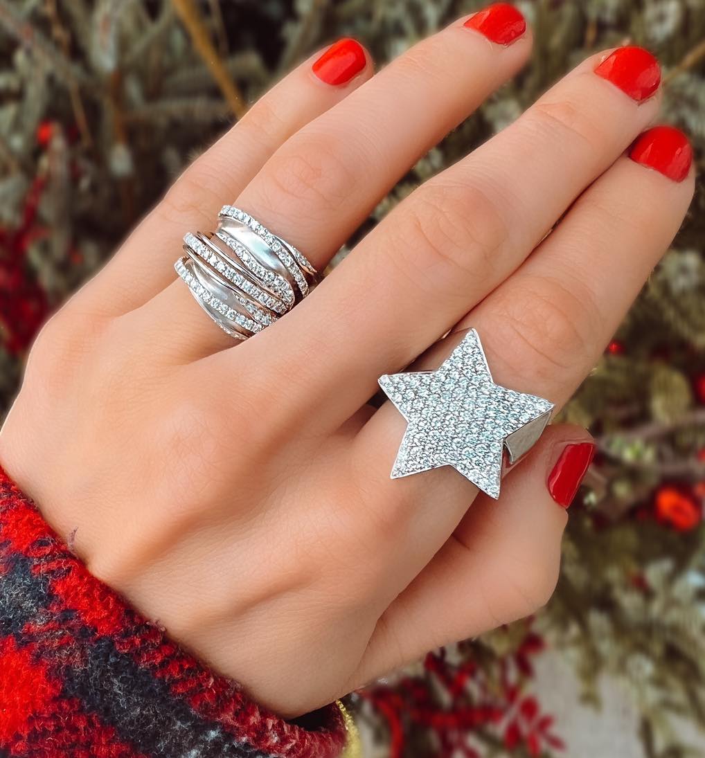 White Gold Diamond Ring