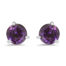 Load image into Gallery viewer, Amethyst 5mm Studs
