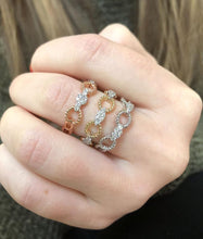 Load image into Gallery viewer, Rose Gold Diamond Stacker Ring
