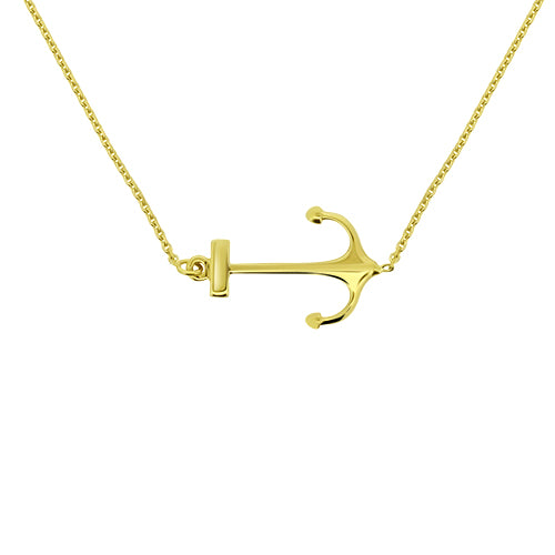 East West Anchor Necklace