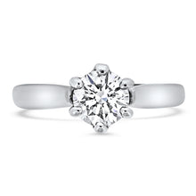 Load image into Gallery viewer, Round Brilliant Cut Solitaire Ring
