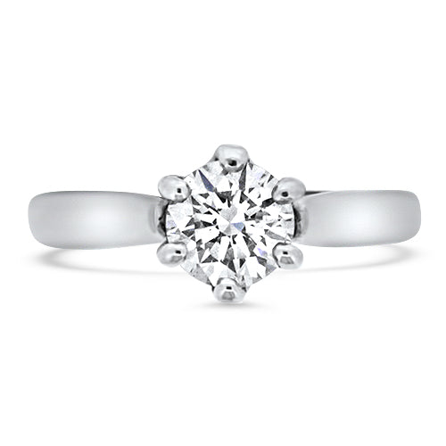 Round Brilliant Cut Solitaire Ring