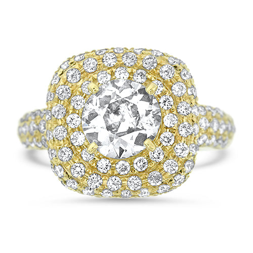 1.37ctr Round Brillant Cut Diamond Ring