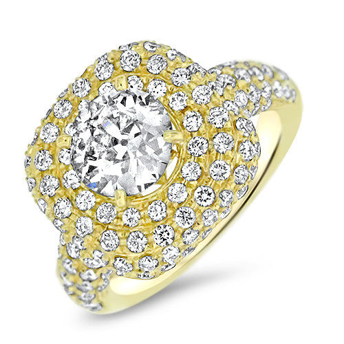 1.37ctr Round Brillant Cut Diamond Ring