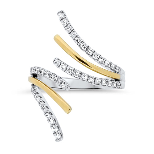 Two Tone Diamond Ring