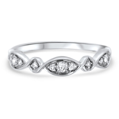 Marquise Dot Diamond Band
