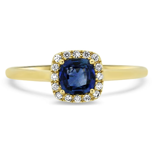 Sapphire & Diamond Ring