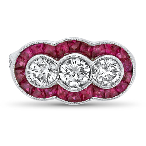 Diamond & Ruby Ring