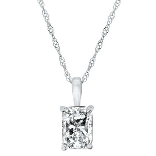 Radiant Diamond Pendant
