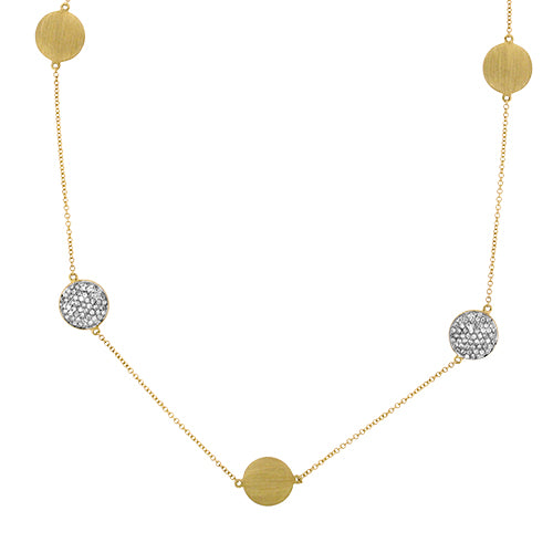 Diamond Station Necklace