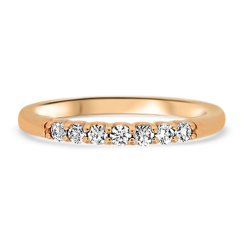 Rose Gold Diamond Band