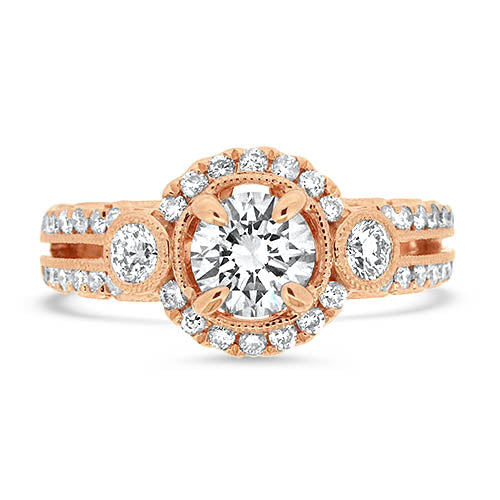 Rose Gold  Engagement Ring