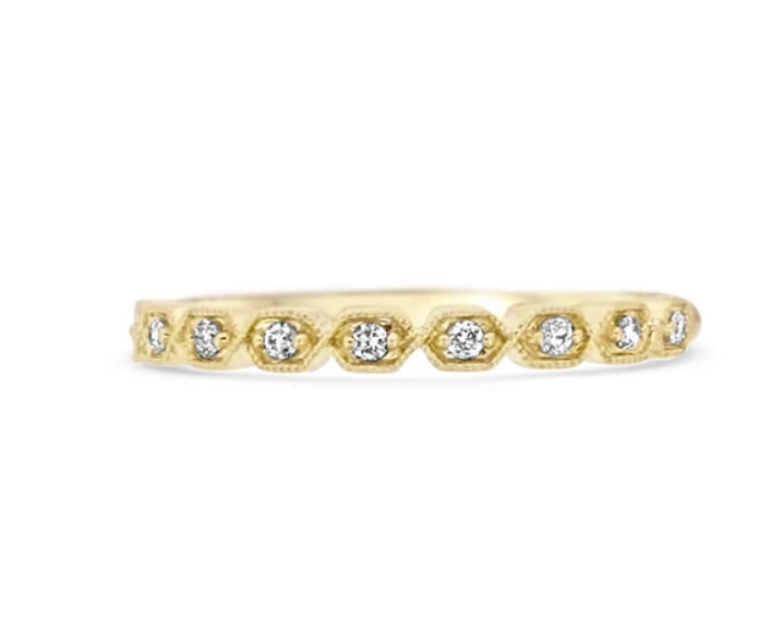 Yellow Gold Diamond Band