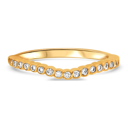 Rose Gold Diamond Band