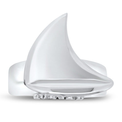 Sterling Silver Sailboat Ring