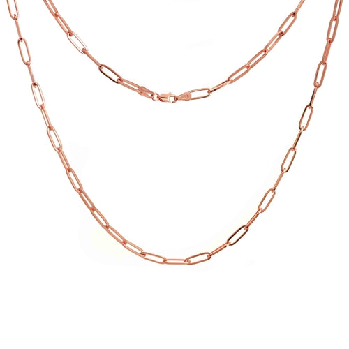 Rose Gold Paperclip Chain