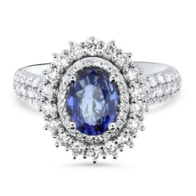 Load image into Gallery viewer, Sapphire &amp; Diamond Ring
