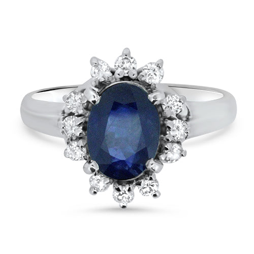 Sapphire & Diamond Ring