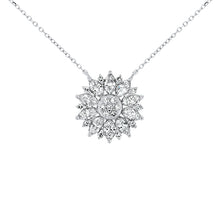 Load image into Gallery viewer, Diamond Floral Necklace
