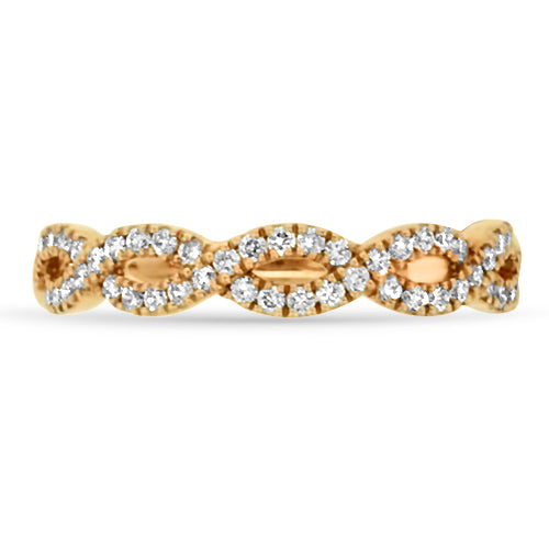 Rose Gold Diamond Band