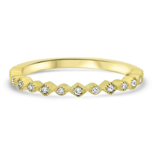 Yellow Gold Diamond Band