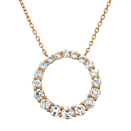 Rose Gold and Diamond Necklace