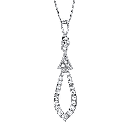 White Gold Diamond Pendant
