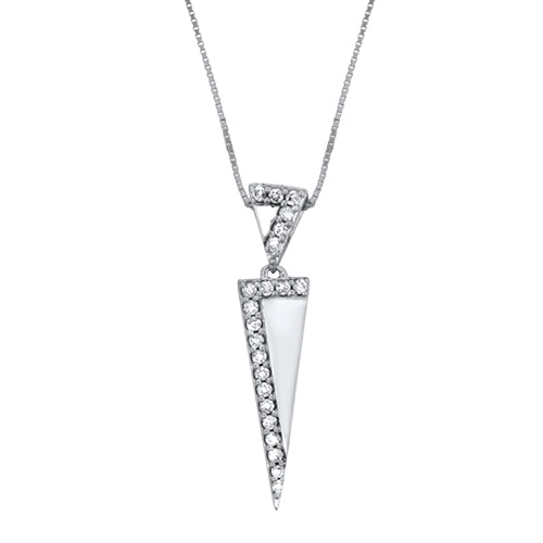 White Gold Diamond Pendant