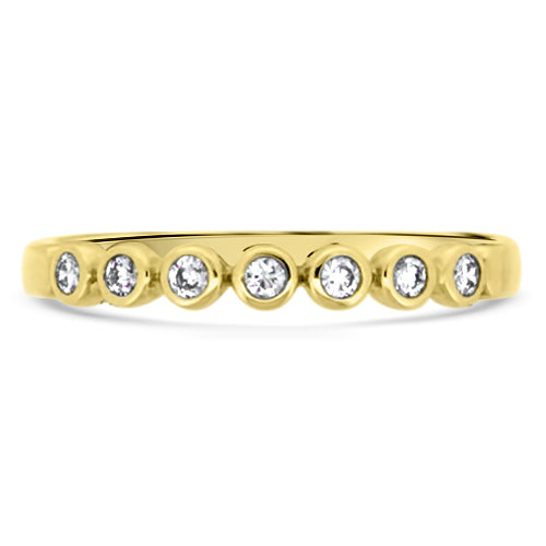 Yellow Gold Diamond Band