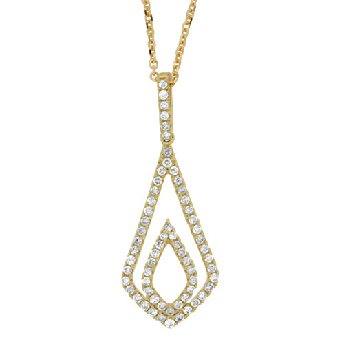 Yellow Gold Diamond Pendant