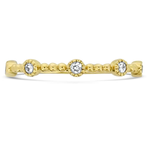 Yellow Gold Diamond Band