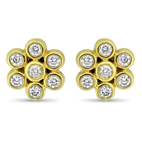 Yellow Diamond Flowers