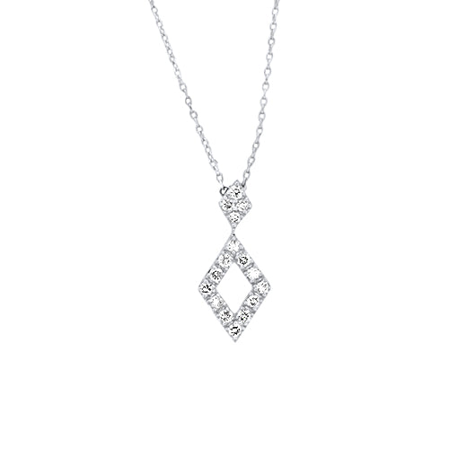 White Gold Diamond Pendant