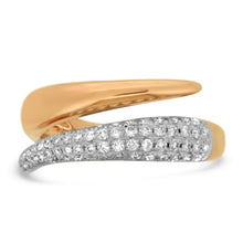 Load image into Gallery viewer, Rose Gold Diamond Wrap Around Ring
