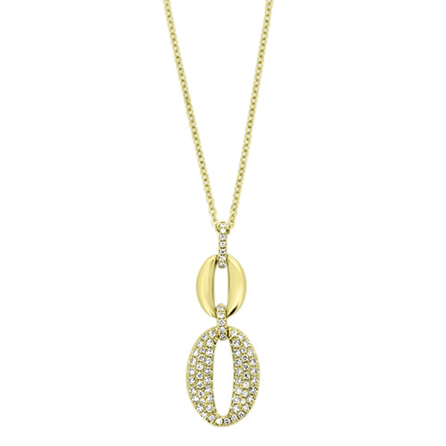 Yellow Gold Diamond Pendant