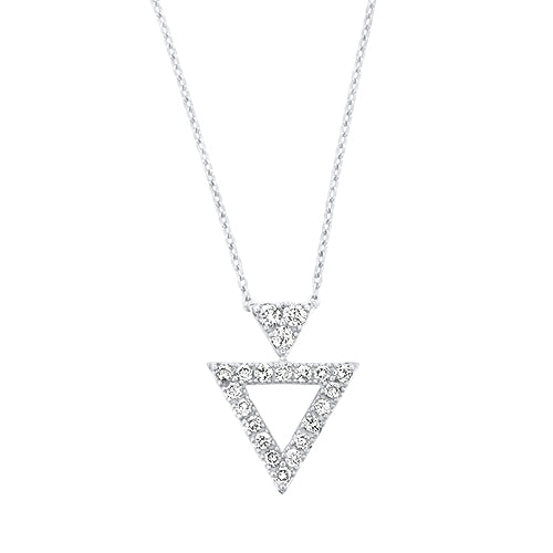 White Gold Diamond Pendant