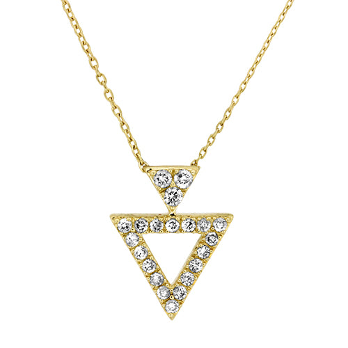 Yellow Gold Diamond Necklace