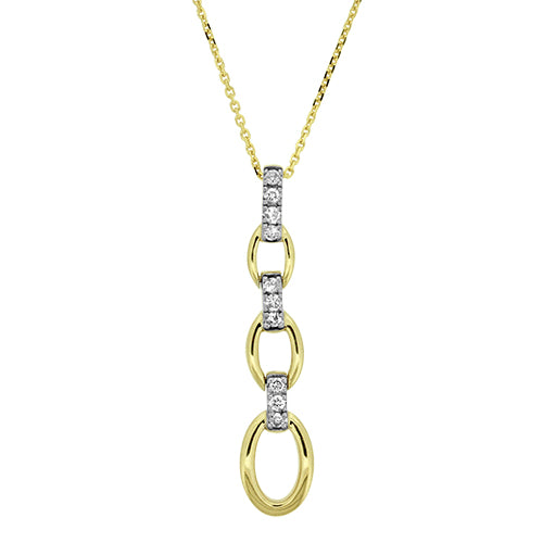 Chain Link Yellow Gold pendant