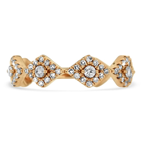 Rose Gold Diamond Band