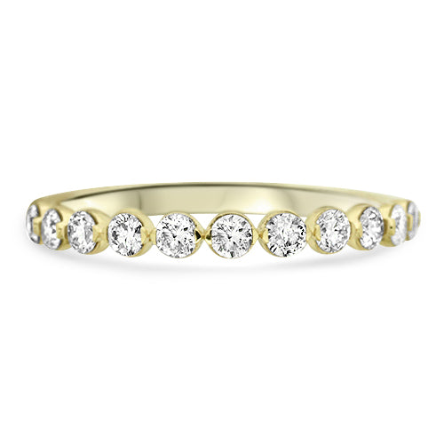 Yellow Gold Diamond Band