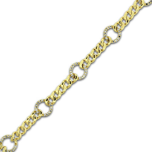 Yellow Gold Diamond Bracelet