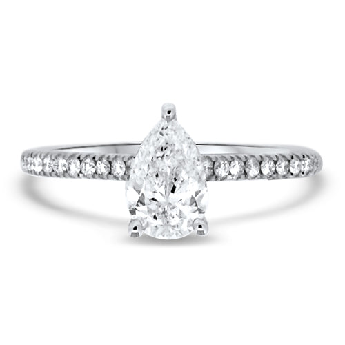 Pear Diamond Engagement Ring