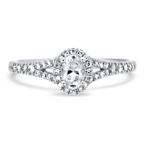 Oval Diamond Engagement Ring