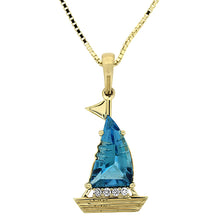 Load image into Gallery viewer, Okoboji Sailboat Pendant
