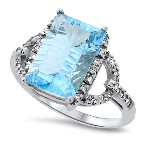 Blue Topaz Ring
